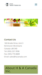 Mobile Screenshot of hacanada.com